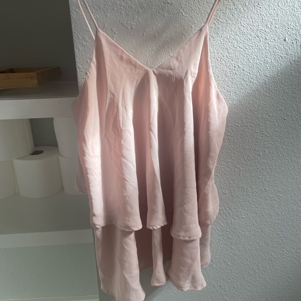 Light pink top
